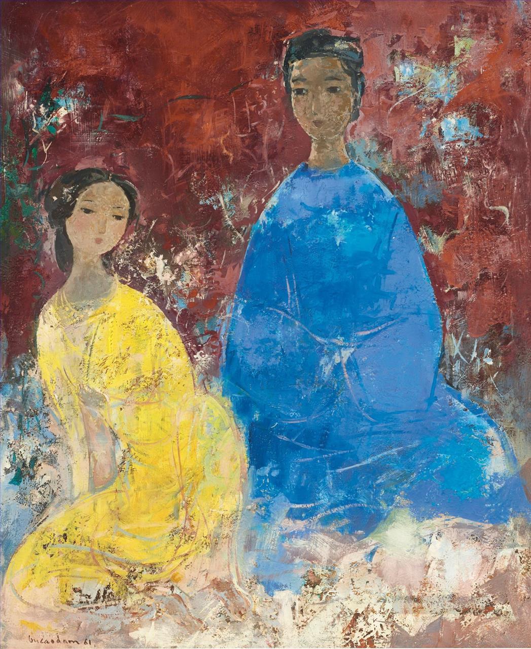 VCD Love Youth Asian Oil Paintings